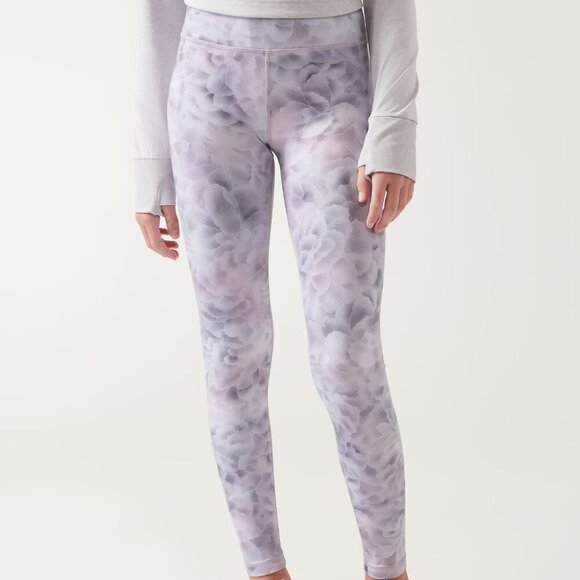 Athleta Girl High Rise Printed Chit Chat Tights - Picture 1 of 6